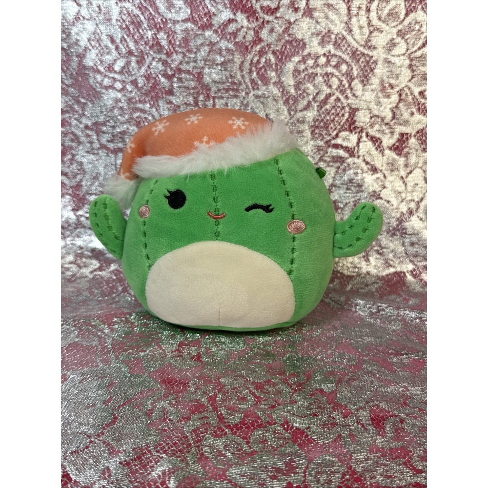 Squishmallows Maritza the Cactus 5"‎ Christmas Holiday Plush Toy Kellytoy